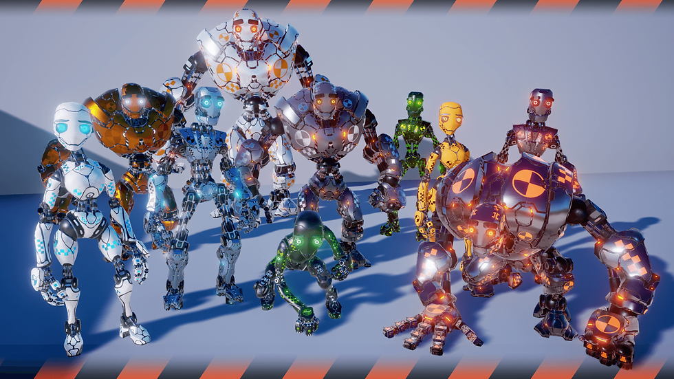 Crash Test Robot Dummy UE4