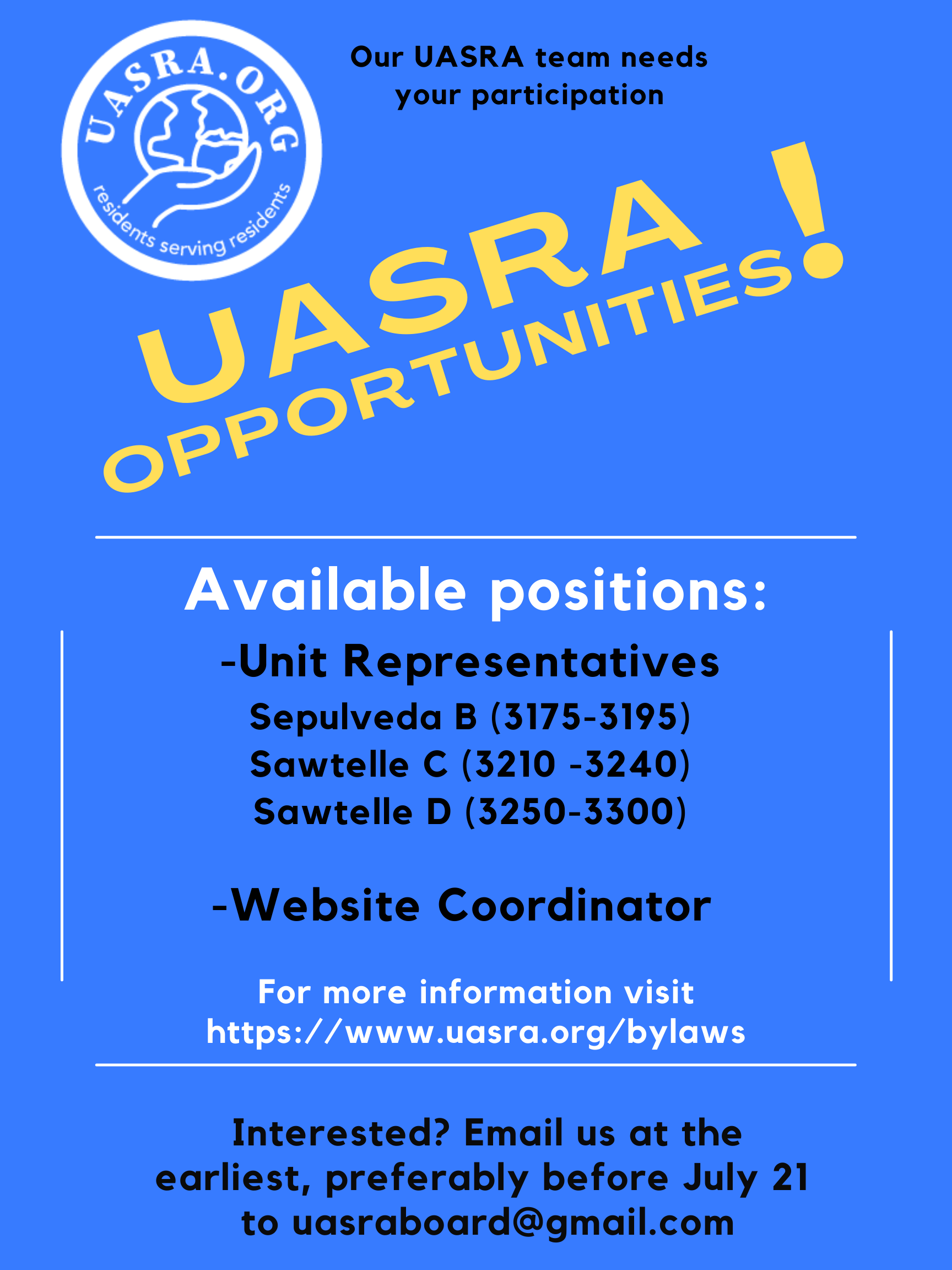 Vacancies at UASRA office content media
