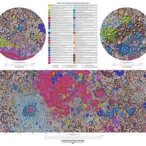 NASA Shared The Map Showing All The Geological Beauties Of The Moon