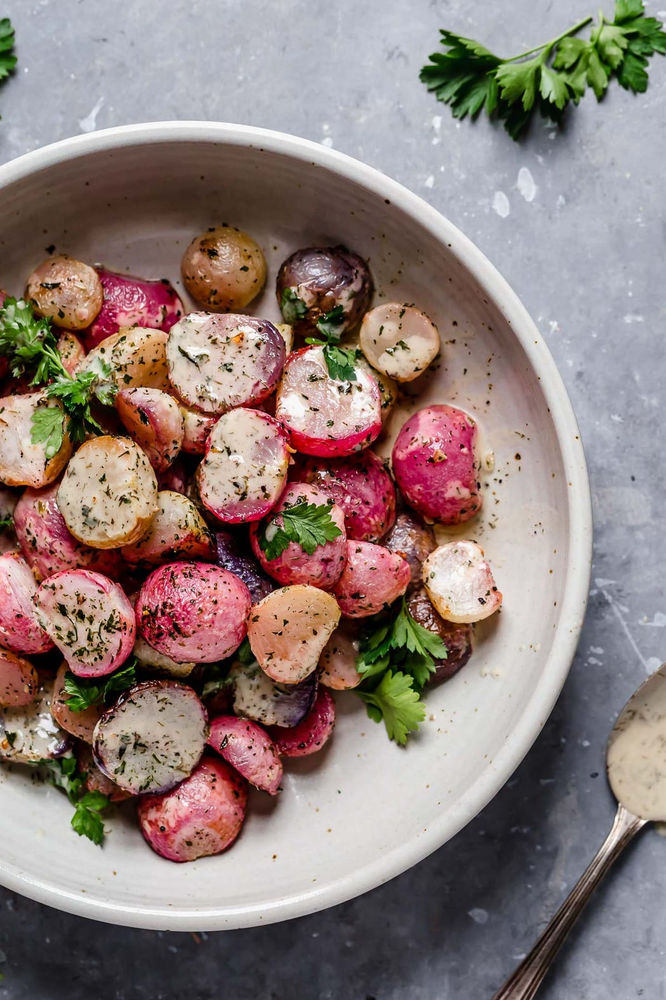Garlic Roasted Radishes & Easy Pickled Radish and Beet Recipes