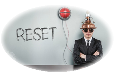 In a hard reset, I remove myself from society with limitted interatction and zero distractions and stress for two weeks.