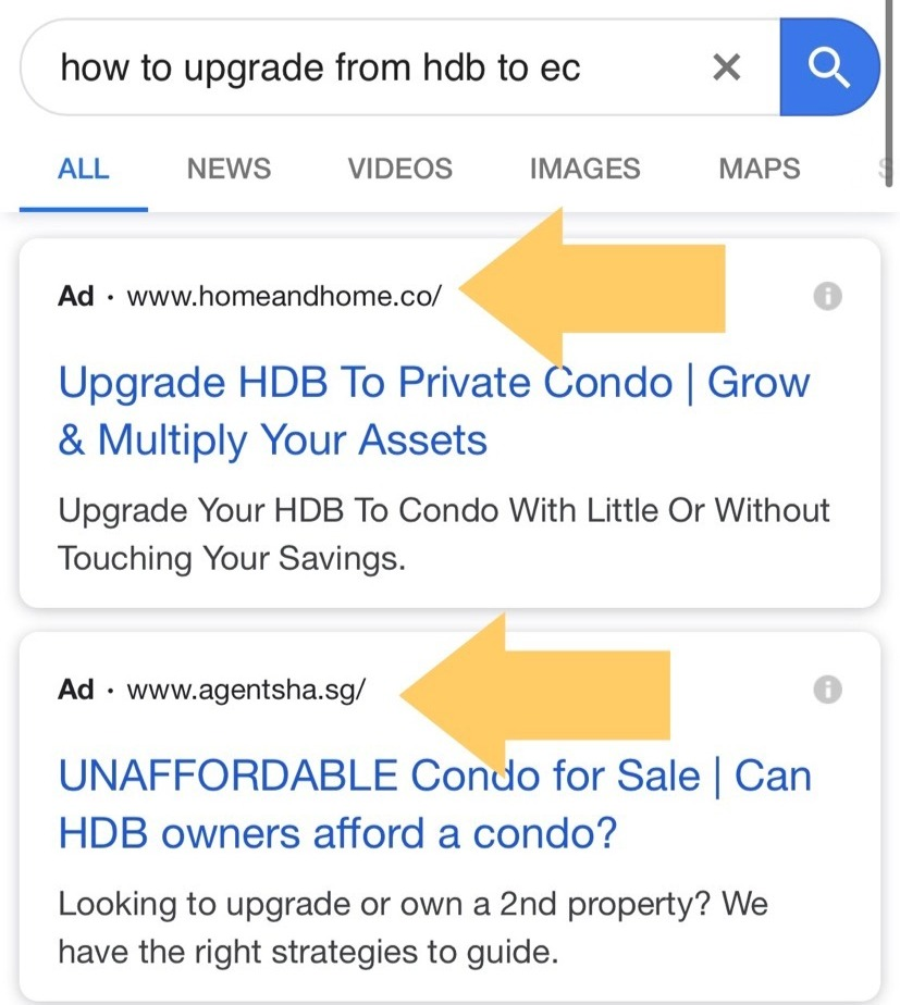 google ppc real estate