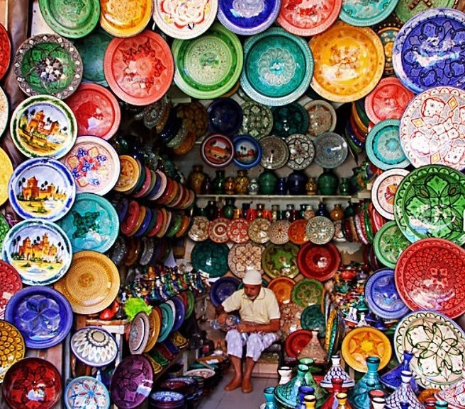 Morocco Marrakech souk