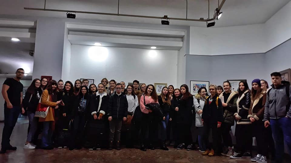 Samostalna izložba učenice Kanite Mumić