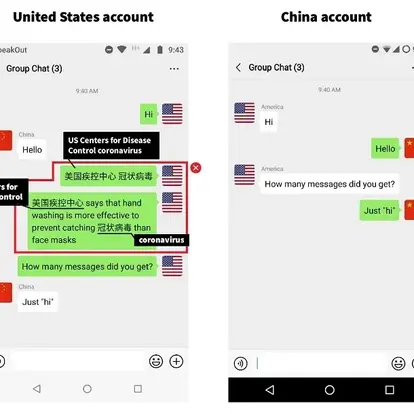 According to a Research, WeChat Censors Messages About the Corona Virus