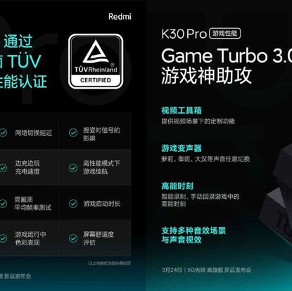 Redmi K30 Pro Will Come With Game Turbo 3.0