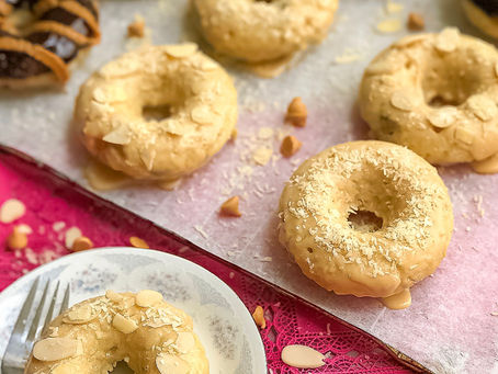 Peanut Butter Banana Donuts