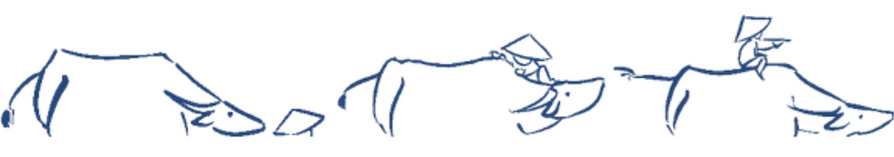 Oxherd Boy storyboard
