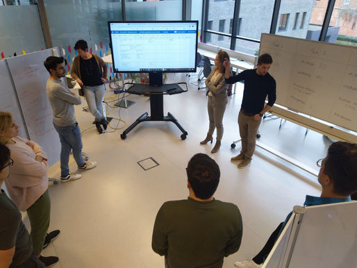 Breinwerk voor het Practice Enterprise-team