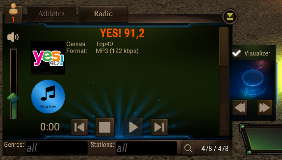 OrbRider v1.4.9 built-in radio and rhythm visualizer! content media