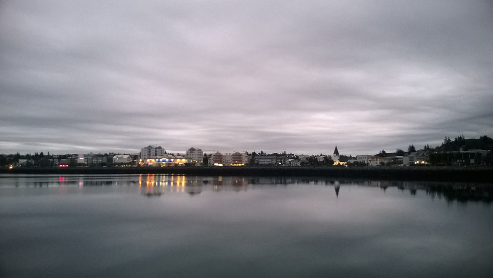 July evening at 11:30 pm