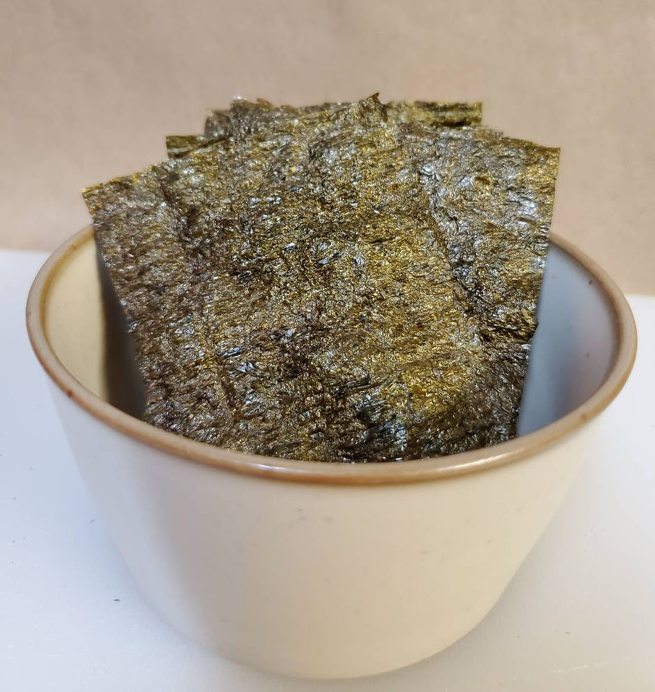 3Ingredient Roasted Seaweed Chips