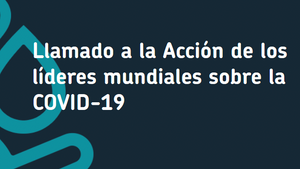 Agua, saneamiento e higiene: los líderes mundiales hacen un llamado a la acción sobre COVID-19