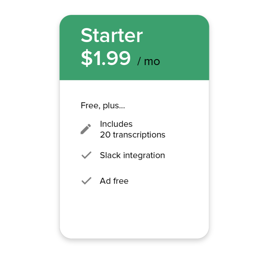 vxt starter is the voicemail subscription plan that gives you the most bang for the buck.
