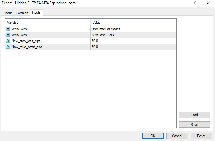 Hidden SL TP EA MT4 MT5 | Eaproducer.com