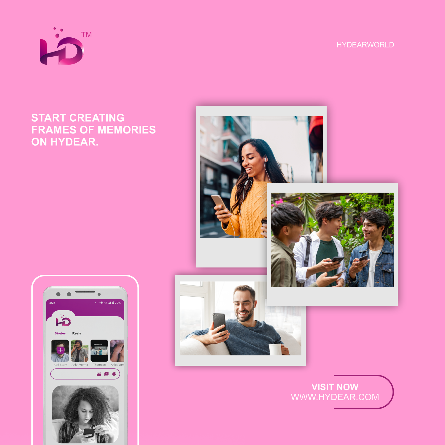 Hydear is something you will love with amazing entertainment content media