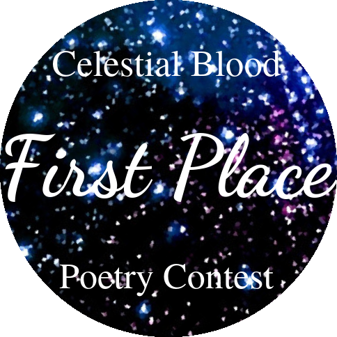 Celestial Blood Poetry Contest: First Place Sticker