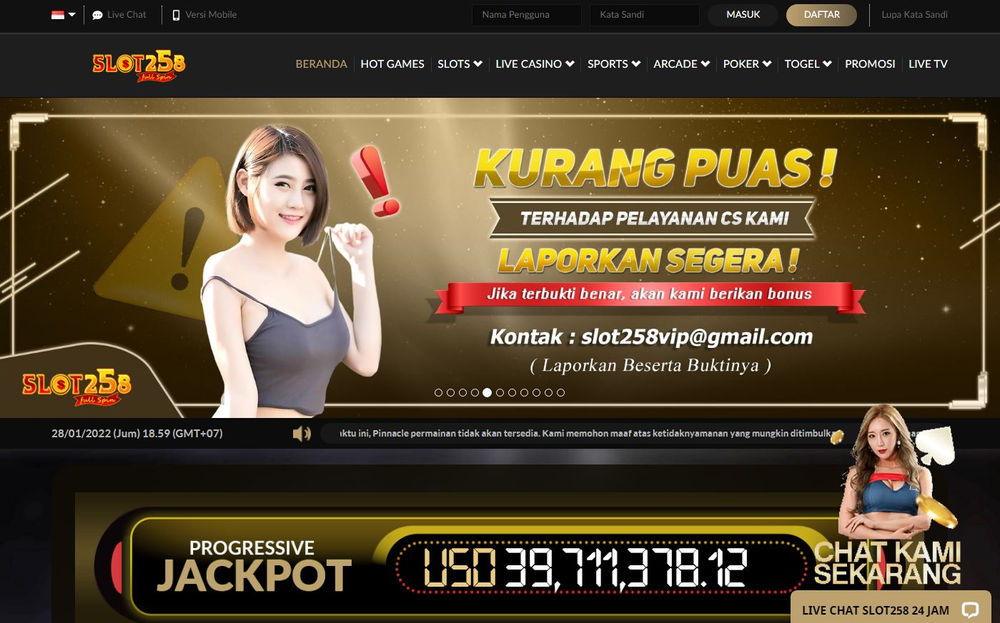 Slot258 Situs Judi Slot Online Deposit via Pulsa 25 Ribu Telkomsel Lotus Thai Ve