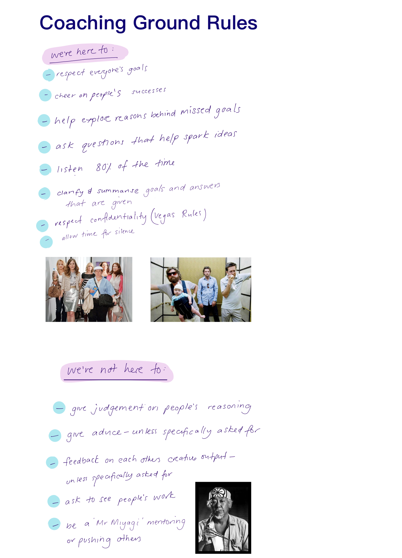 Coaching Ground Rules & Tips content media