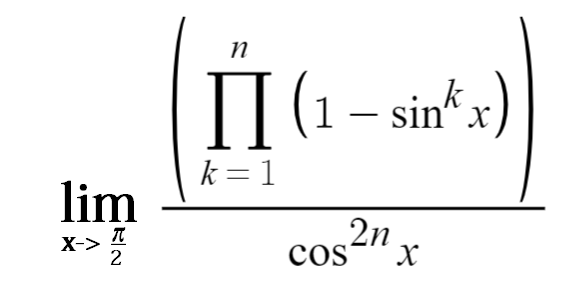 Trigonometric limit content media