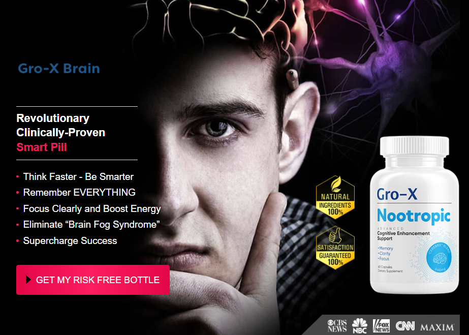 Gro-X Nootropic Reviews – Harmful Or Safe Blend – Check Now! content media
