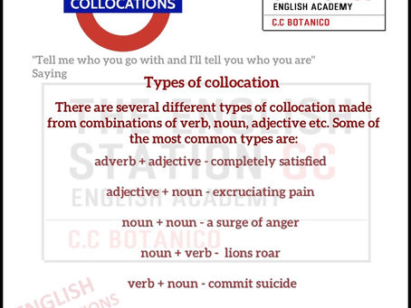 Types of collocations