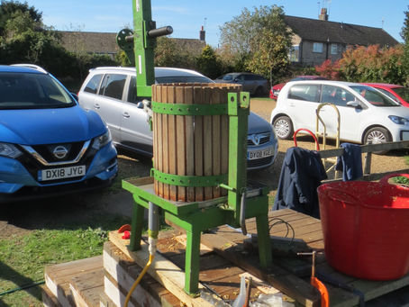 Easton on the Hill's Apple Pressing