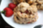 strawberry scones