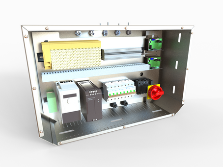 Elektrische sturingskasten; layout & productietekenwerk.
