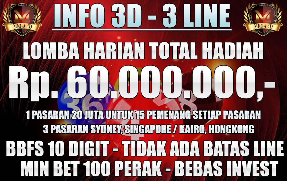 Mega4d Bandar Togel Hadiah 4D Terbesar Bet 100 Perak content media