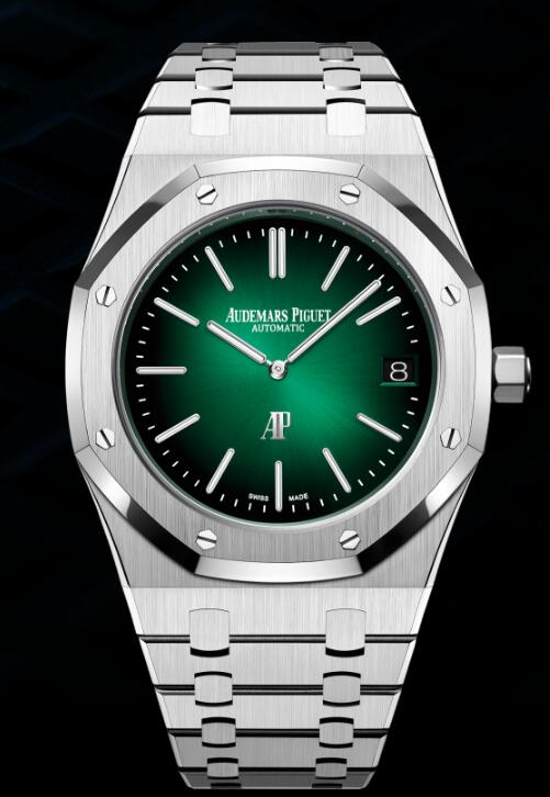 Audemars Piguet ROYAL OAK JUMBO EXTRA-THIN 15202PT.OO.1240PT.01 content media