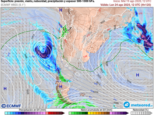 MODELOS METEOROLÓGICOS PRONOSTICAN PRECIPITACIONES PARA LA REGIÓN ANTOFAGASTA LUNES 24 Y MARTES 25
