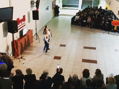 Karaoke night at Grammar School in Banja Luka