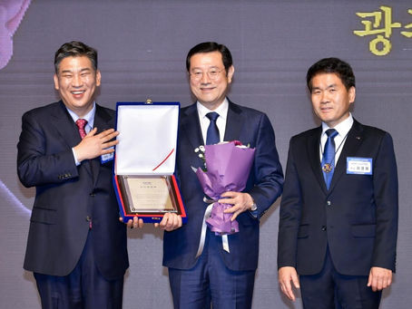 이용섭 시장, 광역단체장 최초 ‘목민상’ 영예