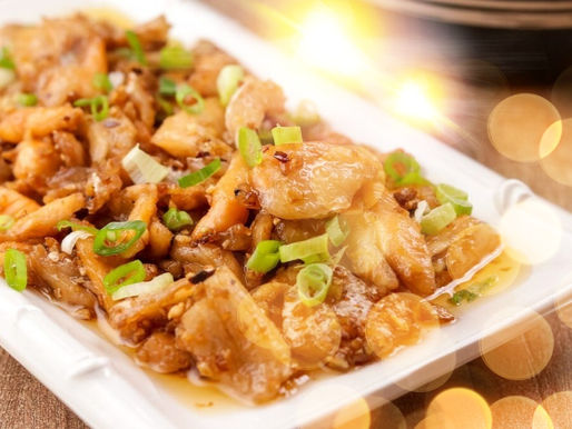 Salmon Belly Salpicao