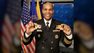 U.S. Surgeon General receives mask holders made in Henry County