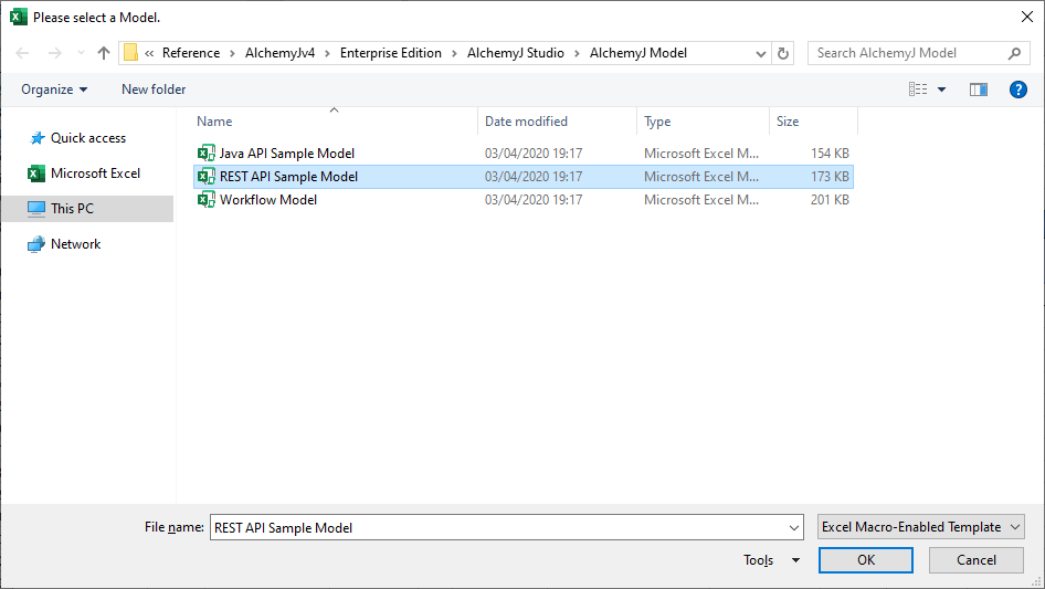New model and model selection
