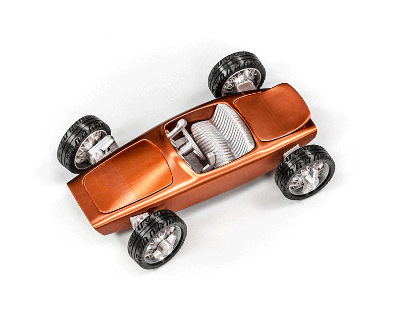 CAR-A-MEL R1 fully 3d printable toy car kit