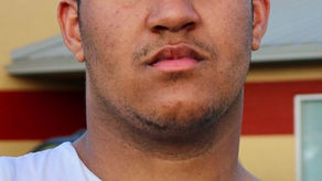 Chaney on the trail. 