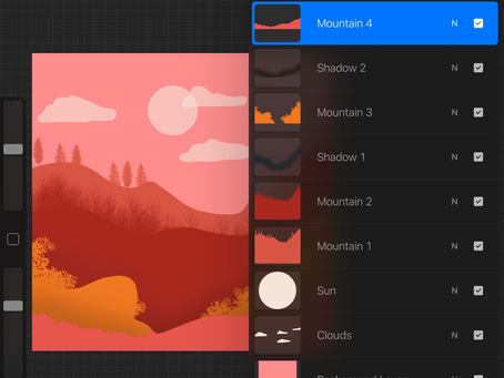 Its layered.