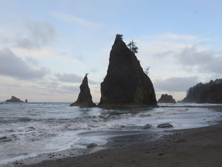 Rialto Beach "Hole in the Wall" Olympic National Park Washington State