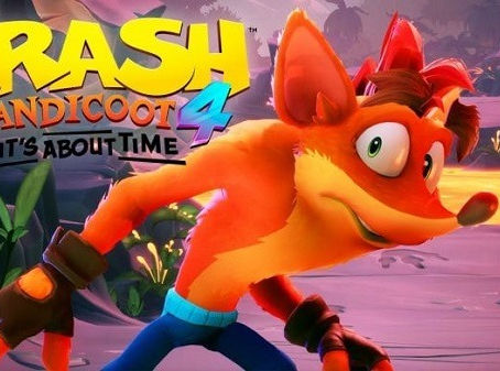 إعلان لعبة Crash Bandicoot 4