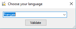sélection langage
