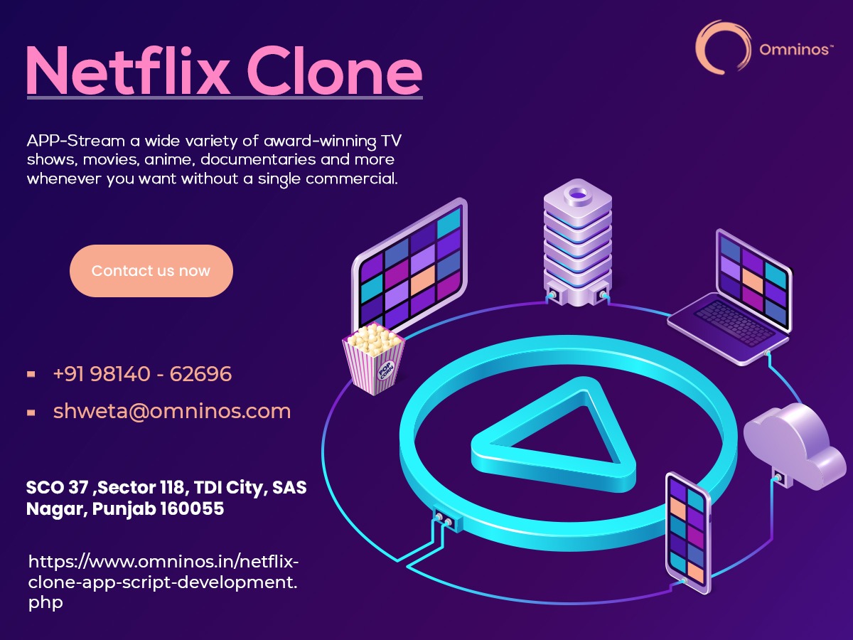 Netflix clone App Development Company content media