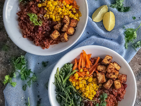 Enchilada Bowl w/ Spicy Tofu