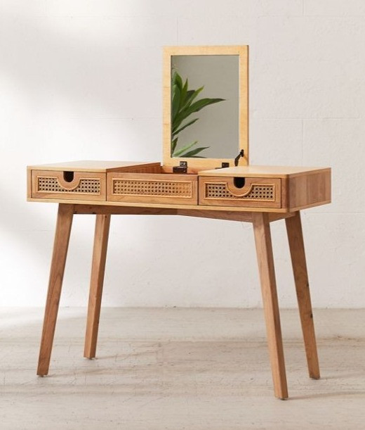 Urban Outfitters Marte Vanity Cane Desk