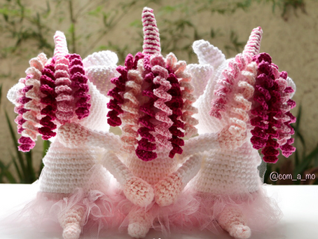 Cabelos em Amigurumis