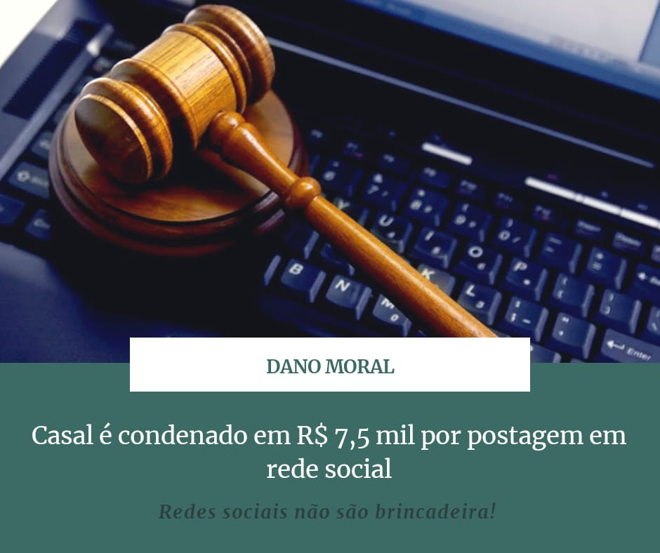 postagem ofensiva rede social indenização danos morais