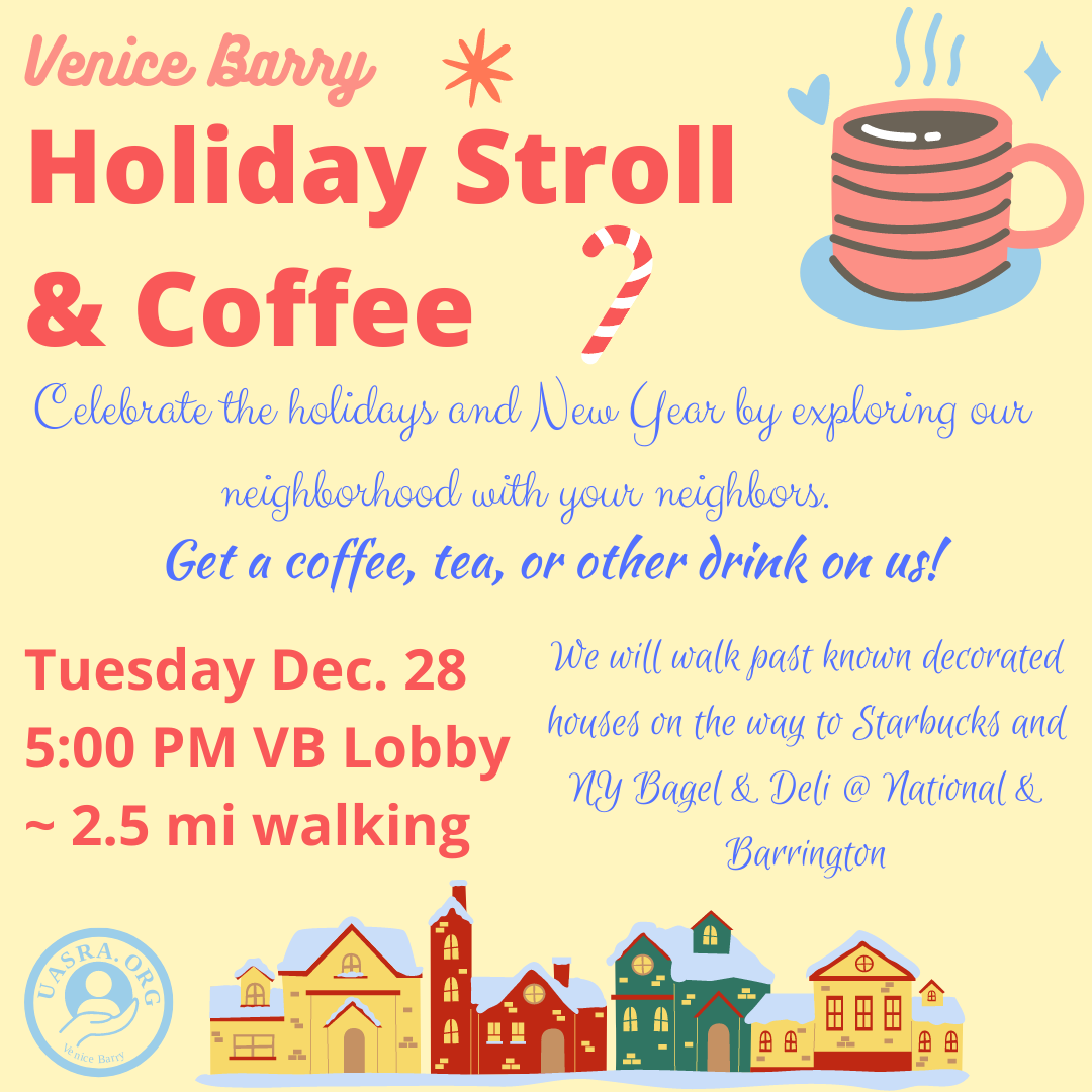 Venice Barry Holiday Stroll & Coffee content media