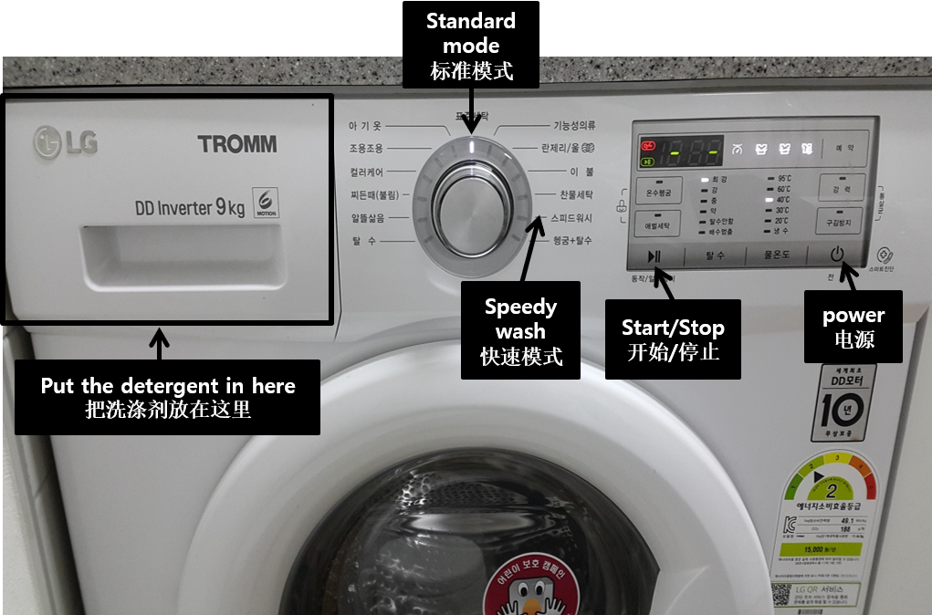 08. Washing machine 洗衣机使用方法 content media